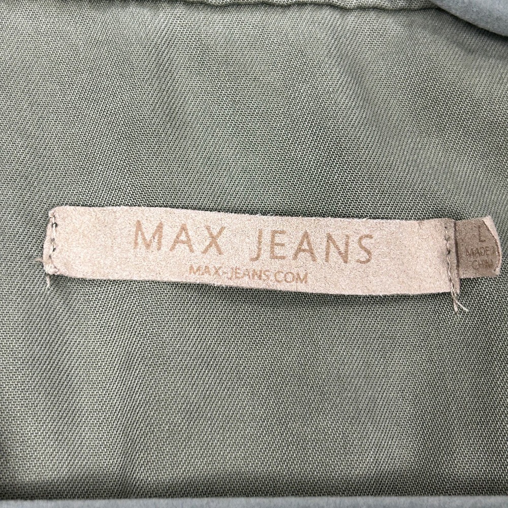 Max Jeans Open Front Vest Size Large - Picture 6 of 7